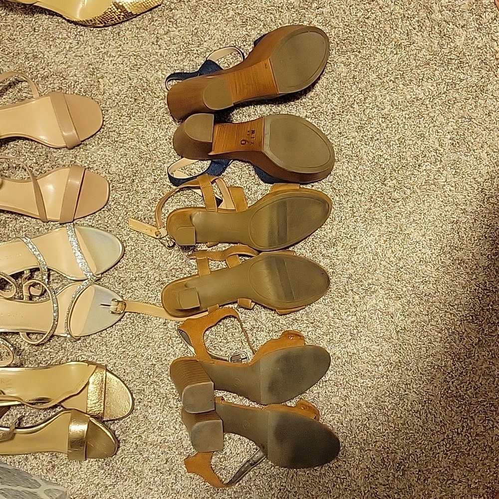 Summer heels haul! Casual sandal heels.( All 3 pairs included) - Picture 2 of 2